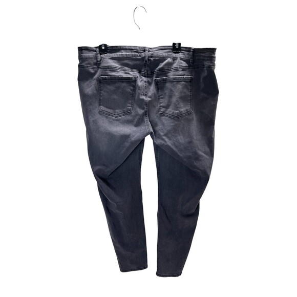 Time And Tru Jeans Size XXL Women's Maternity Charcoal Gray Skinny Cotton Blend - Picture 2 of 7